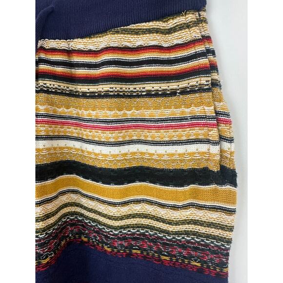 Free People All Mixed Up Knit Striped Jogger Pants Lounge Drawstring Size XS - Picture 9 of 16